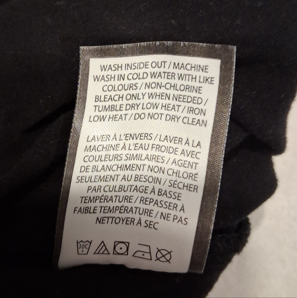 Lazypants/ Black T-Shirt Dress/ Cotton Blend/ Size US M - Picture 9 of 11